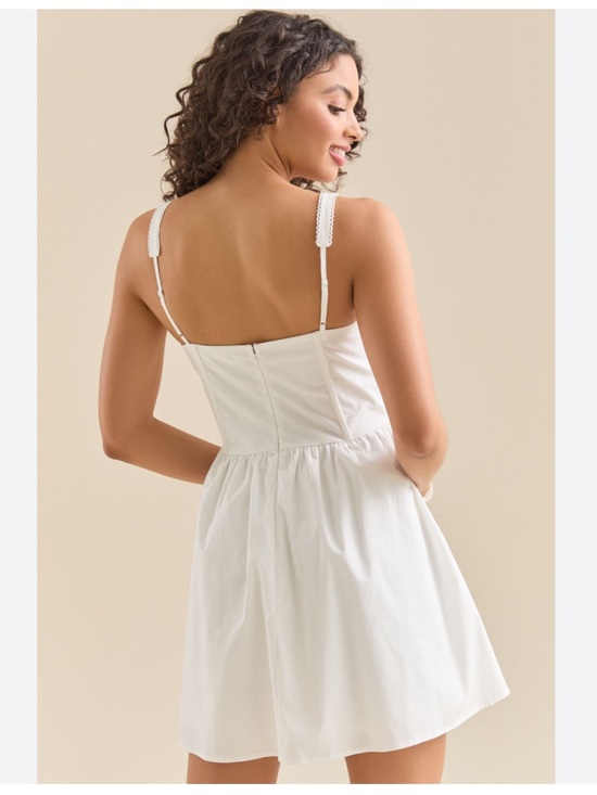 ALTAR’D STATE Marlene Mini Dress White Size XL - Picture 3 of 9